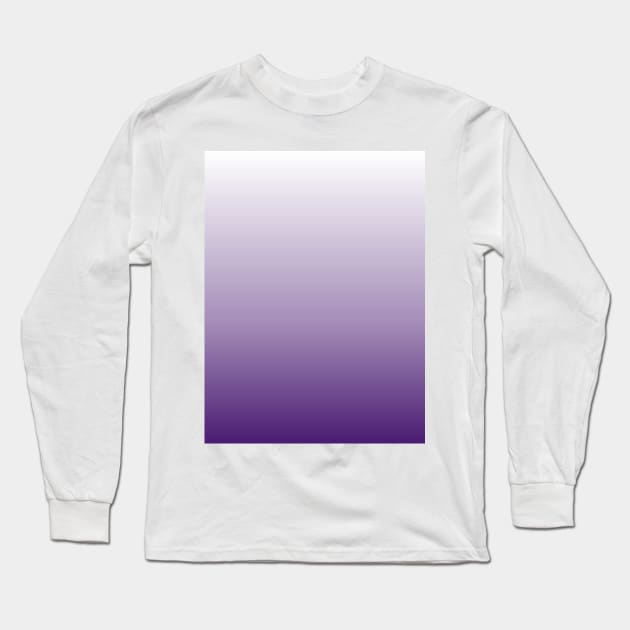 preppy chic minimalist egant abstract lilac purple ombre Long Sleeve T-Shirt by Tina